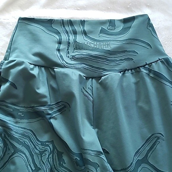 Women's Gymshark Contouring High Waisted Legging Green Size Small Yoga Pants Fit - Picture 7 of 8